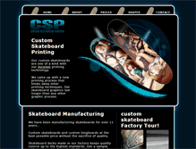 Tablet Screenshot of customskateboardprinting.com